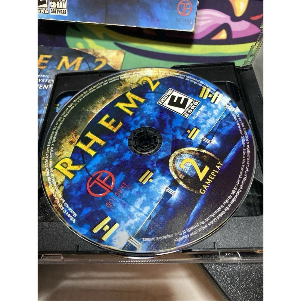 Rhem II PC Small Big Box • Foldout • Inner Box • 2 Discs • Jewel Case • Manual